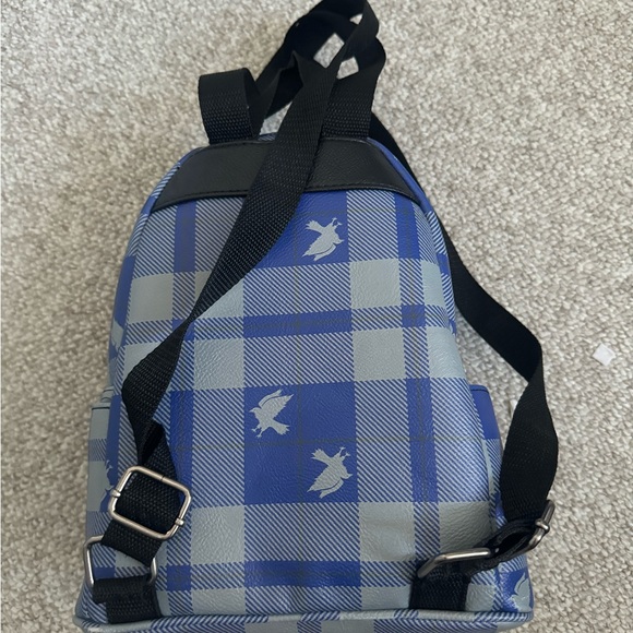 Loungefly Harry Potter RavenClaw blue grey plaid backpack main image 5